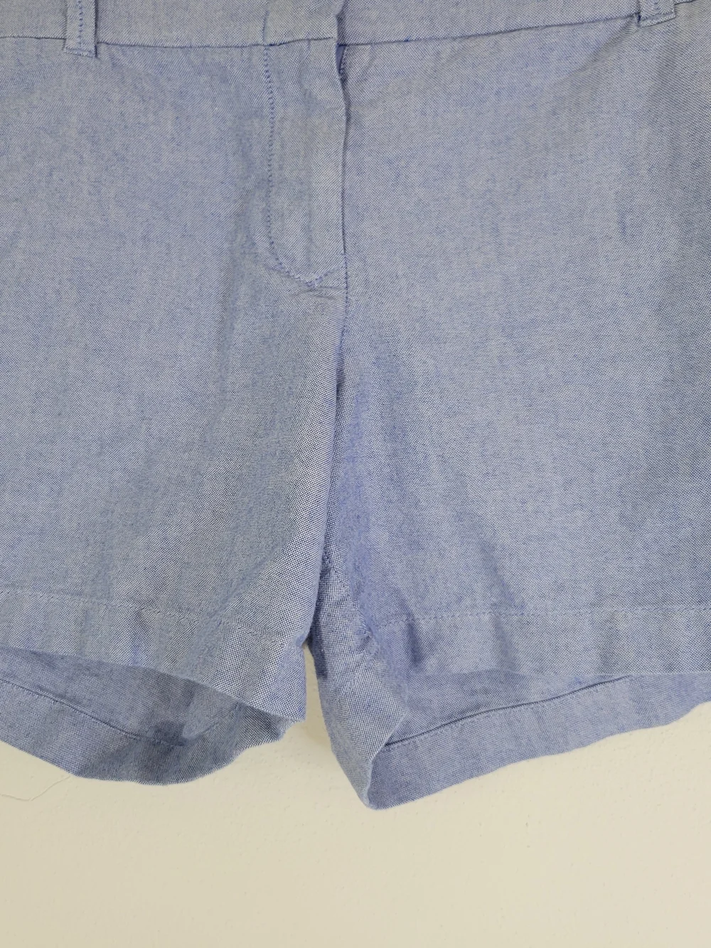 J. Crew Women Size 8 Light Blue Tailored Bermuda Shorts